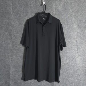 U Suck At Golf Apparel Co Golf Polo Shirt Mens XL Black Performance Sports Solid